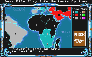 Risk atari screenshot