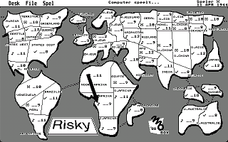 Risky Construction Set atari screenshot