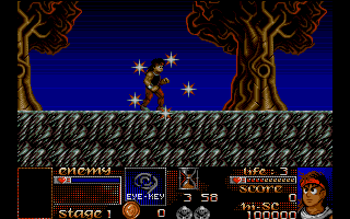 Risky Woods atari screenshot