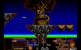 Risky Woods atari screenshot
