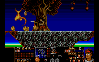 Risky Woods atari screenshot