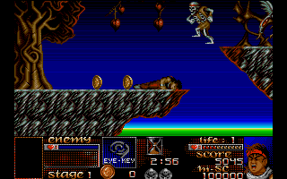 Risky Woods atari screenshot