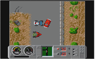 Road Raider atari screenshot