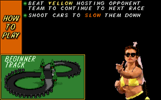 Road Riot 4WD atari screenshot