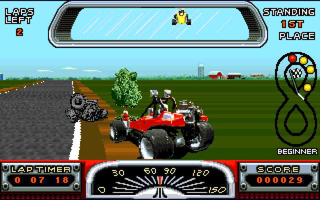 Road Riot 4WD atari screenshot