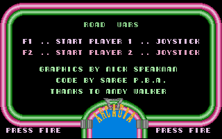Roadwars atari screenshot