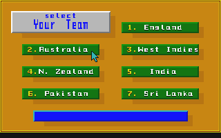 Robin Smith's International Cricket atari screenshot