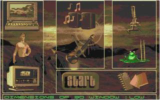 Robinson's Requiem atari screenshot