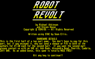 Robot Revolt