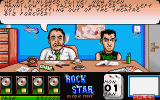 Rock Star Ate my Hamster atari screenshot