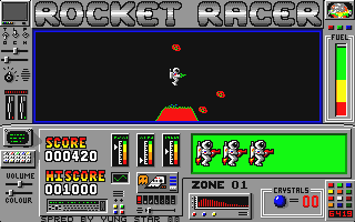 Rocket Racer atari screenshot