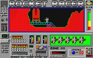 Rocket Racer atari screenshot