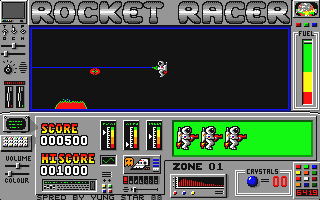 Rocket Racer atari screenshot