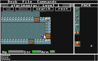 Rogue atari screenshot