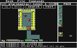 Rogue II - Return to the Dungeon atari screenshot