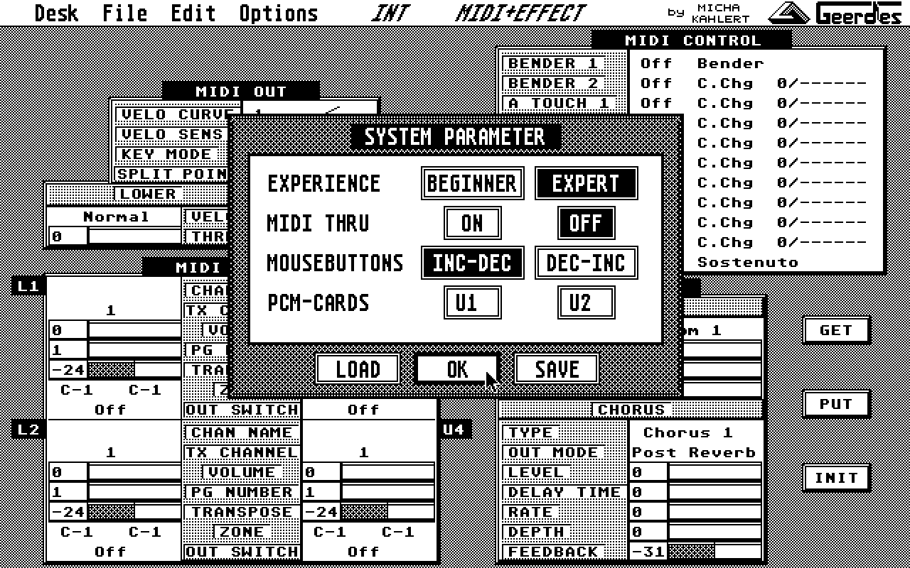 Roland D70 Editor & Manager atari screenshot