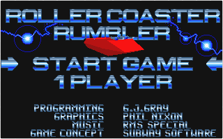 Roller Coaster Rumbler atari screenshot