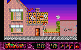 Rolling Ronny atari screenshot