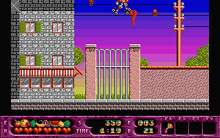 Rolling Ronny atari screenshot