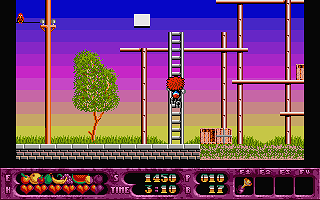 Rolling Ronny atari screenshot