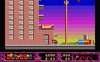 Rolling Ronny atari screenshot