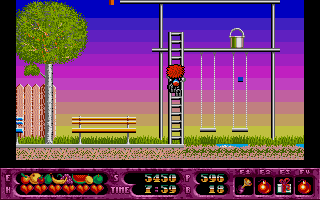 Rolling Ronny atari screenshot