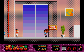 Rolling Ronny atari screenshot