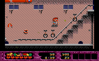 Rolling Ronny atari screenshot