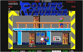 Rolling Thunder atari screenshot