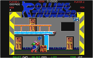 Rolling Thunder atari screenshot