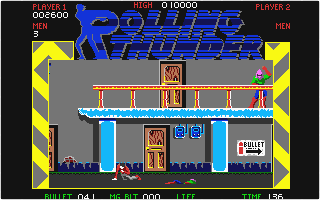 Rolling Thunder atari screenshot