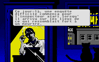 Roman Policier (Le) atari screenshot