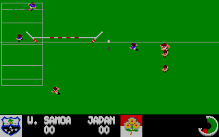 Rugby - The World Cup atari screenshot