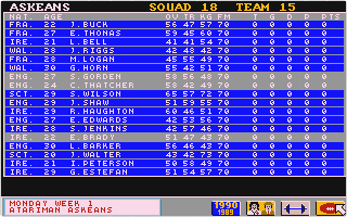Rugby Coach atari screenshot