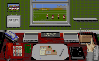 Rugby League Coach atari screenshot