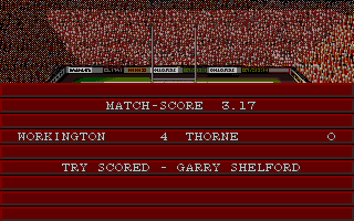 Rugby League Coach atari screenshot