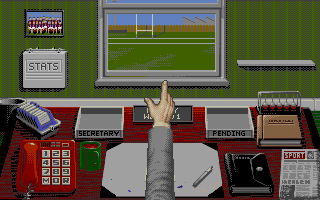 Rugby League Coach atari screenshot