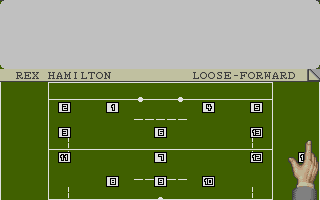 Rugby League Coach atari screenshot