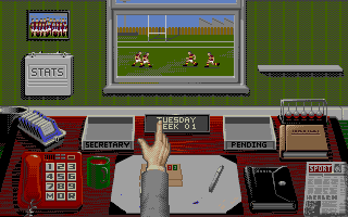 Rugby League Coach atari screenshot