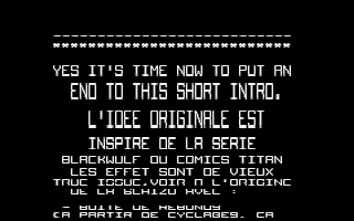 Rushes from Schizo atari screenshot