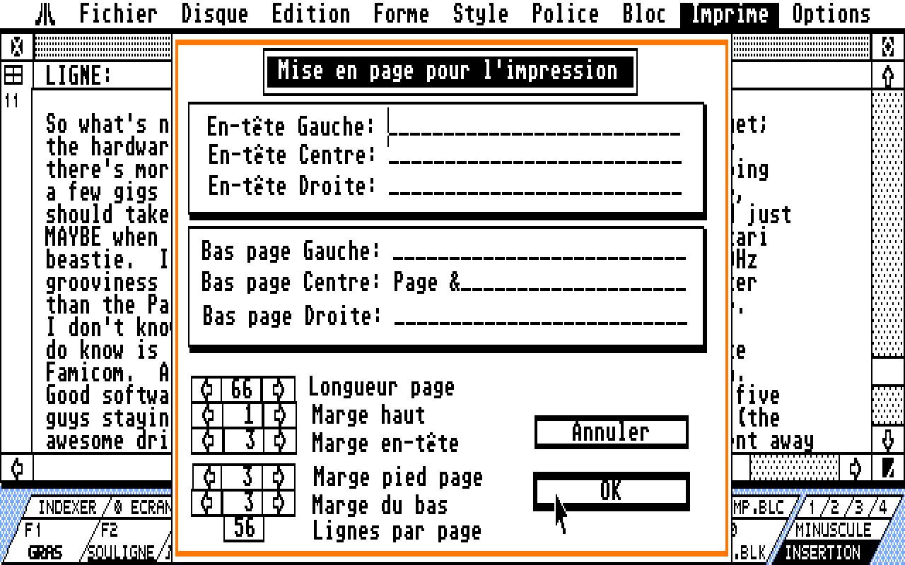 Rédacteur (Le) atari screenshot