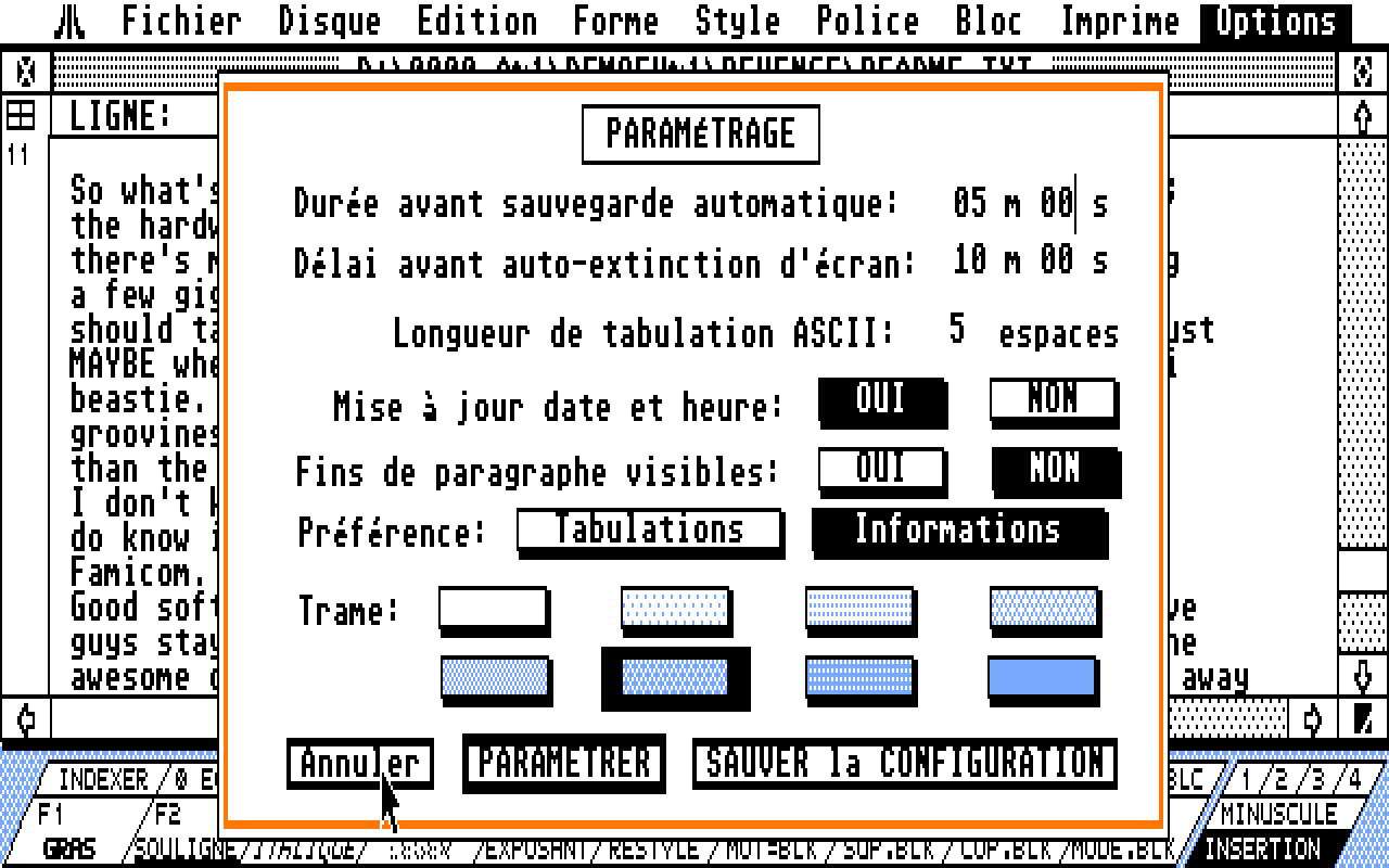 Rédacteur (Le) atari screenshot