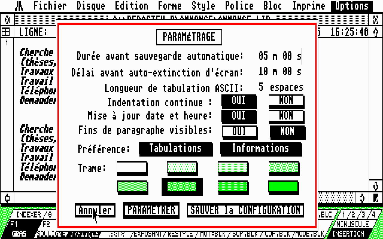 Rédacteur (Le) atari screenshot