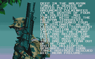 Sabre Team atari screenshot