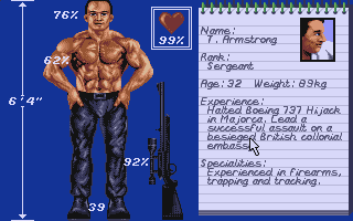 Sabre Team atari screenshot