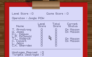 Sabre Team atari screenshot