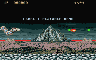 Saint Dragon atari screenshot