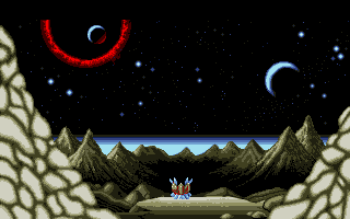 Saint Dragon atari screenshot