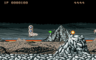 Saint Dragon atari screenshot