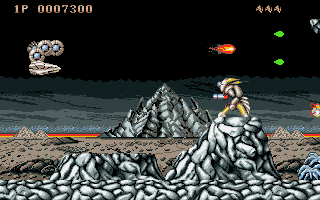 Saint Dragon atari screenshot